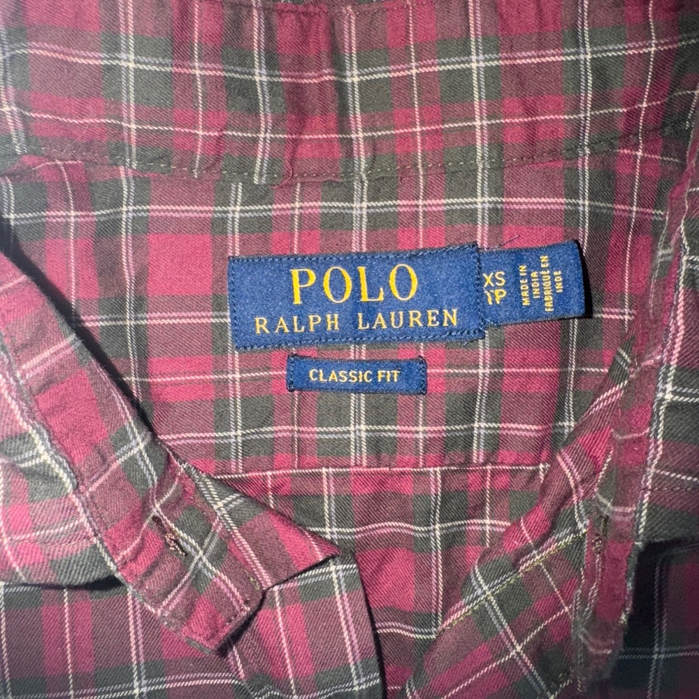 Polo Ralph Lauren Red Plaid Shirt - Picture 3 of 7